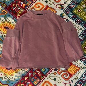 Rose Pink Women's F21 M Long Sleeve Top